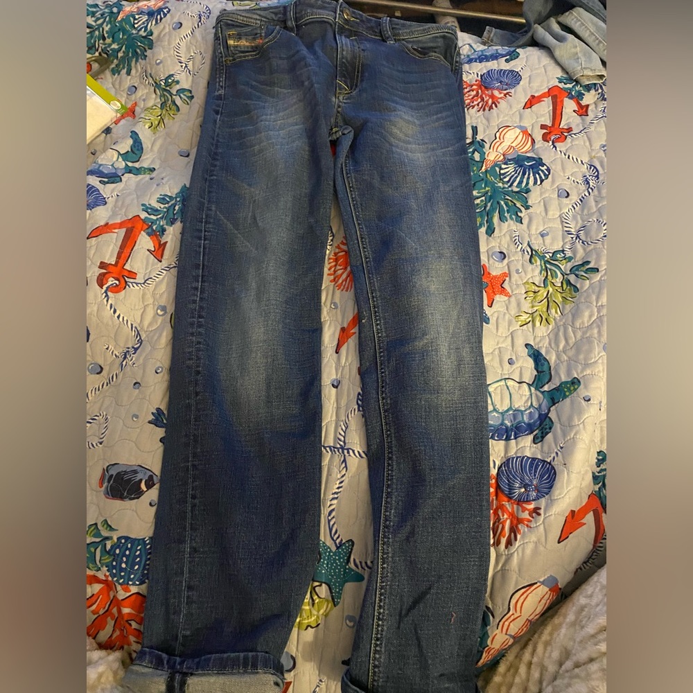 Diesel industry straight legged jeans